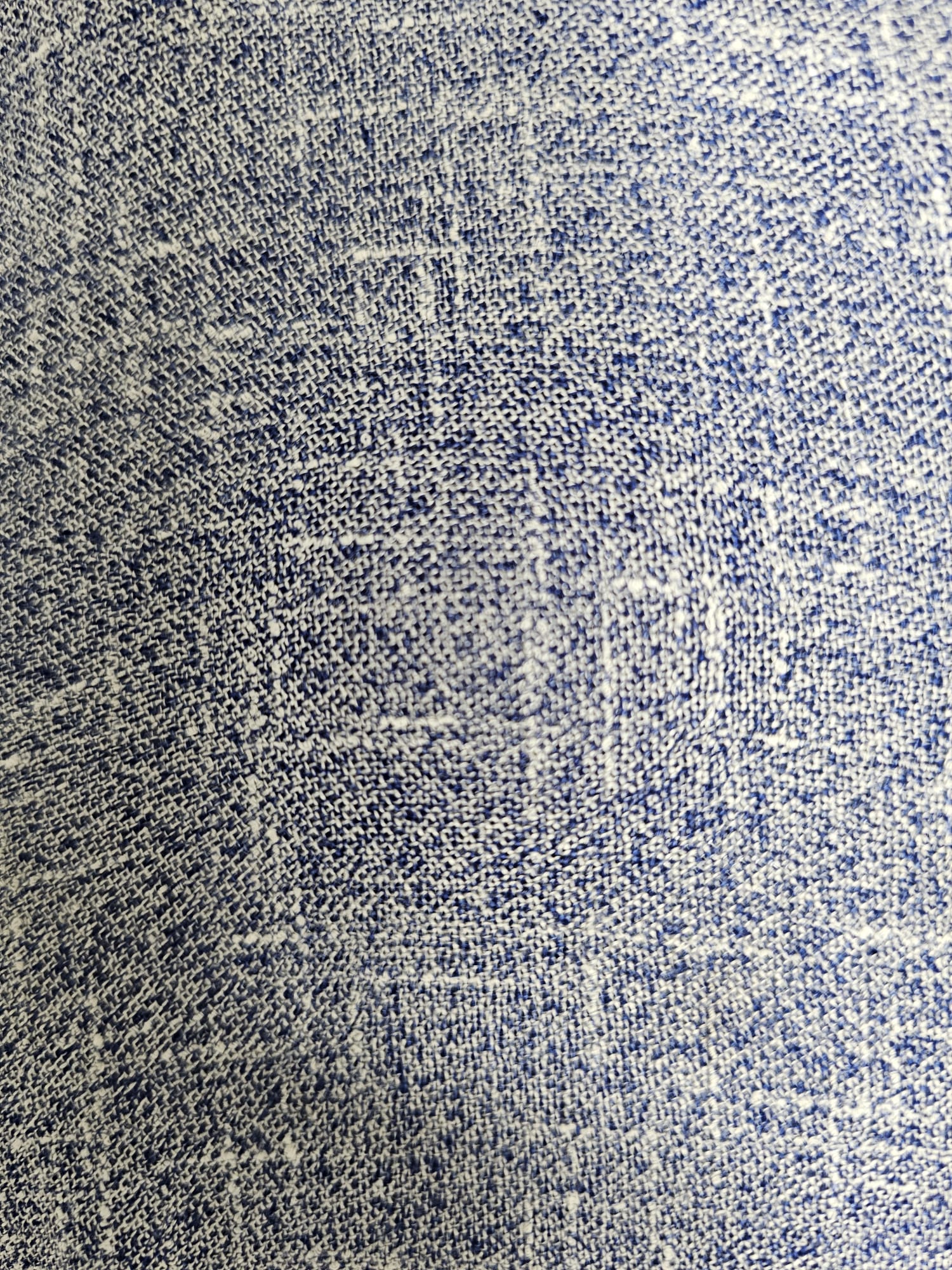 Moroccan Gandora – Blue with Navy Embroidery