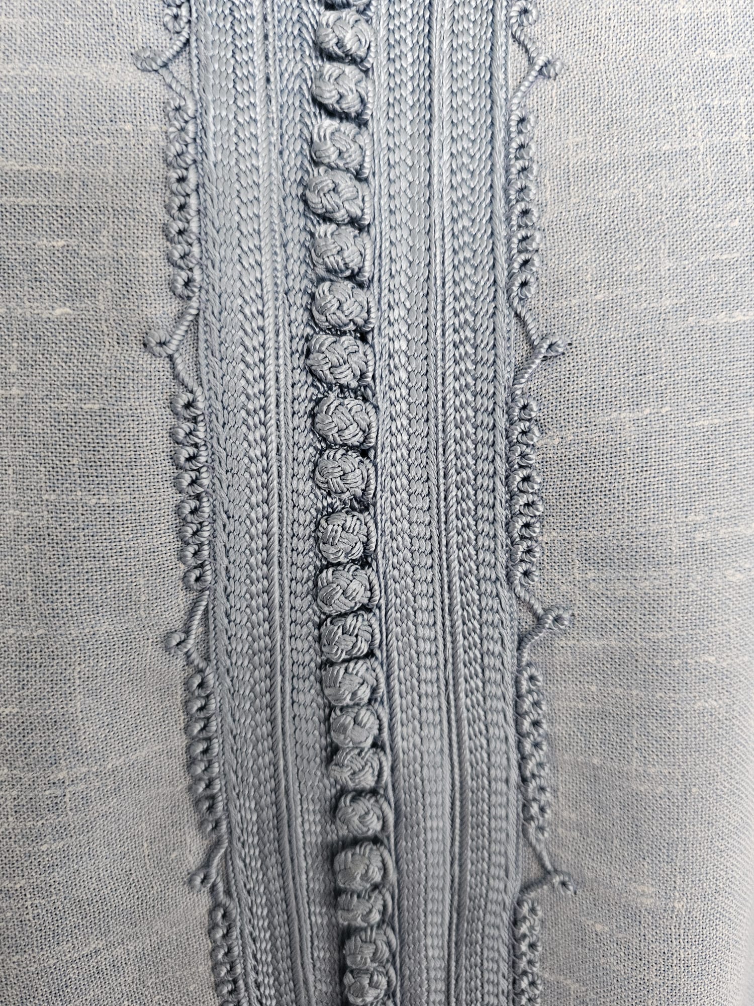 Moroccan Gandora – Light Blue