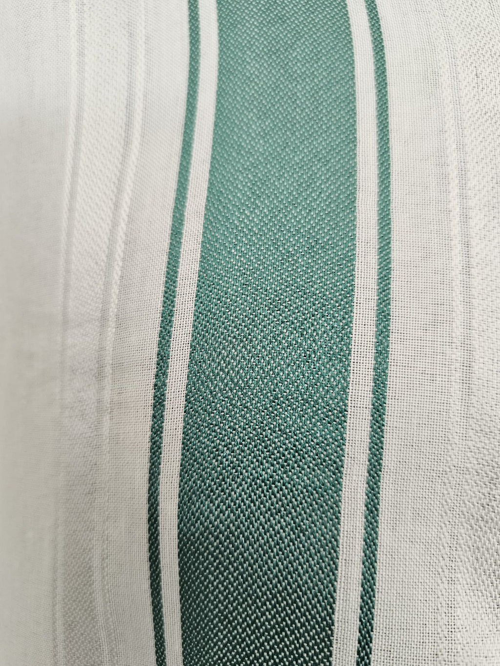 Moroccan Djellaba – Green & White Stripes